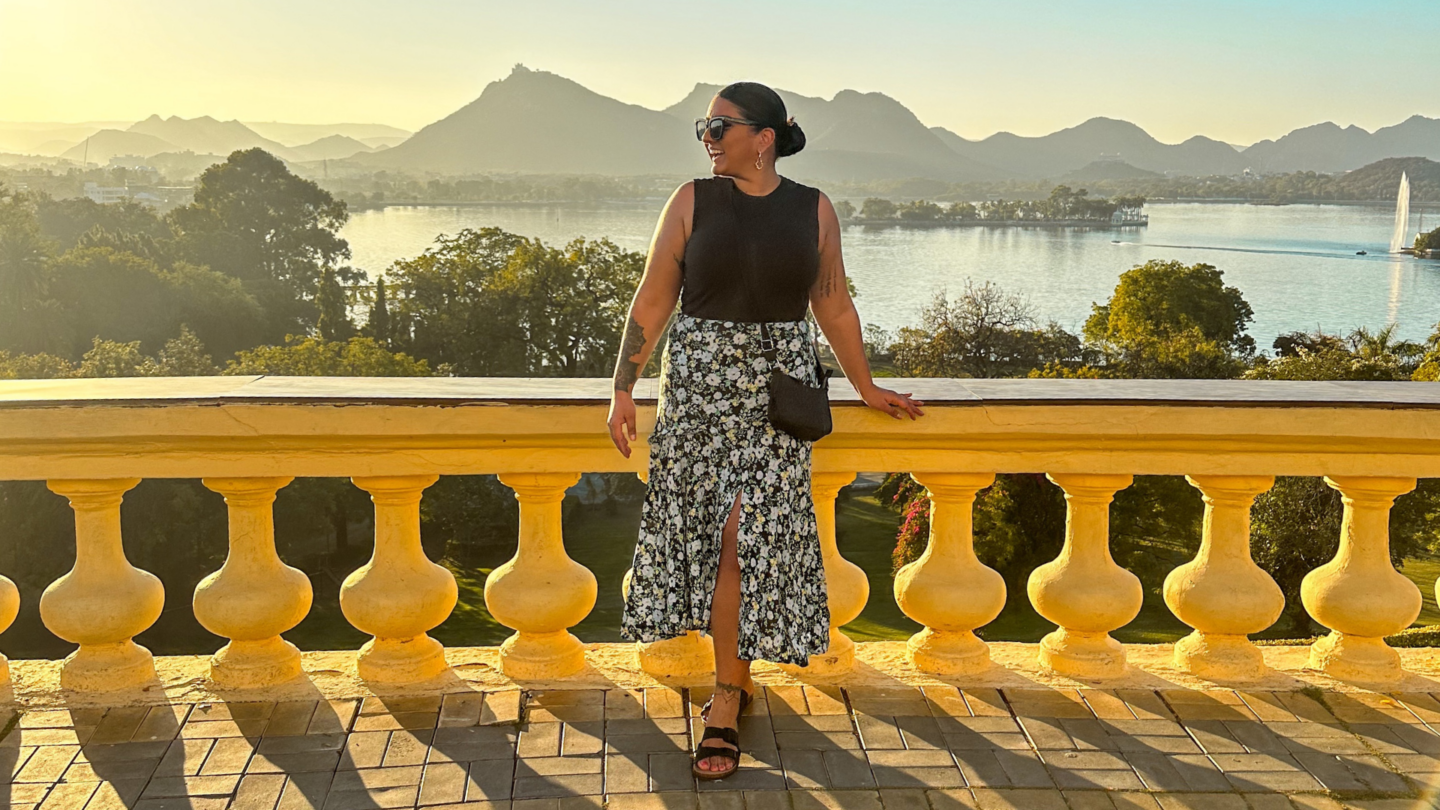 View of Fateh Sagar Lake in Udaipur