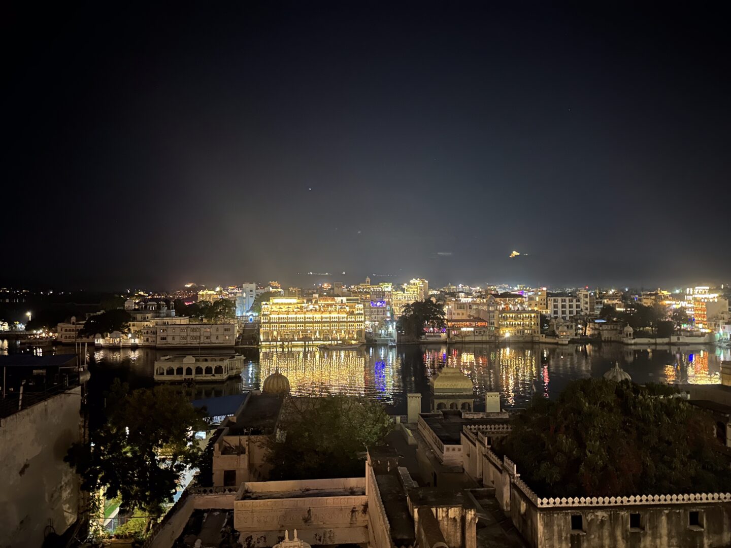 Rooftop bar in Udaipur