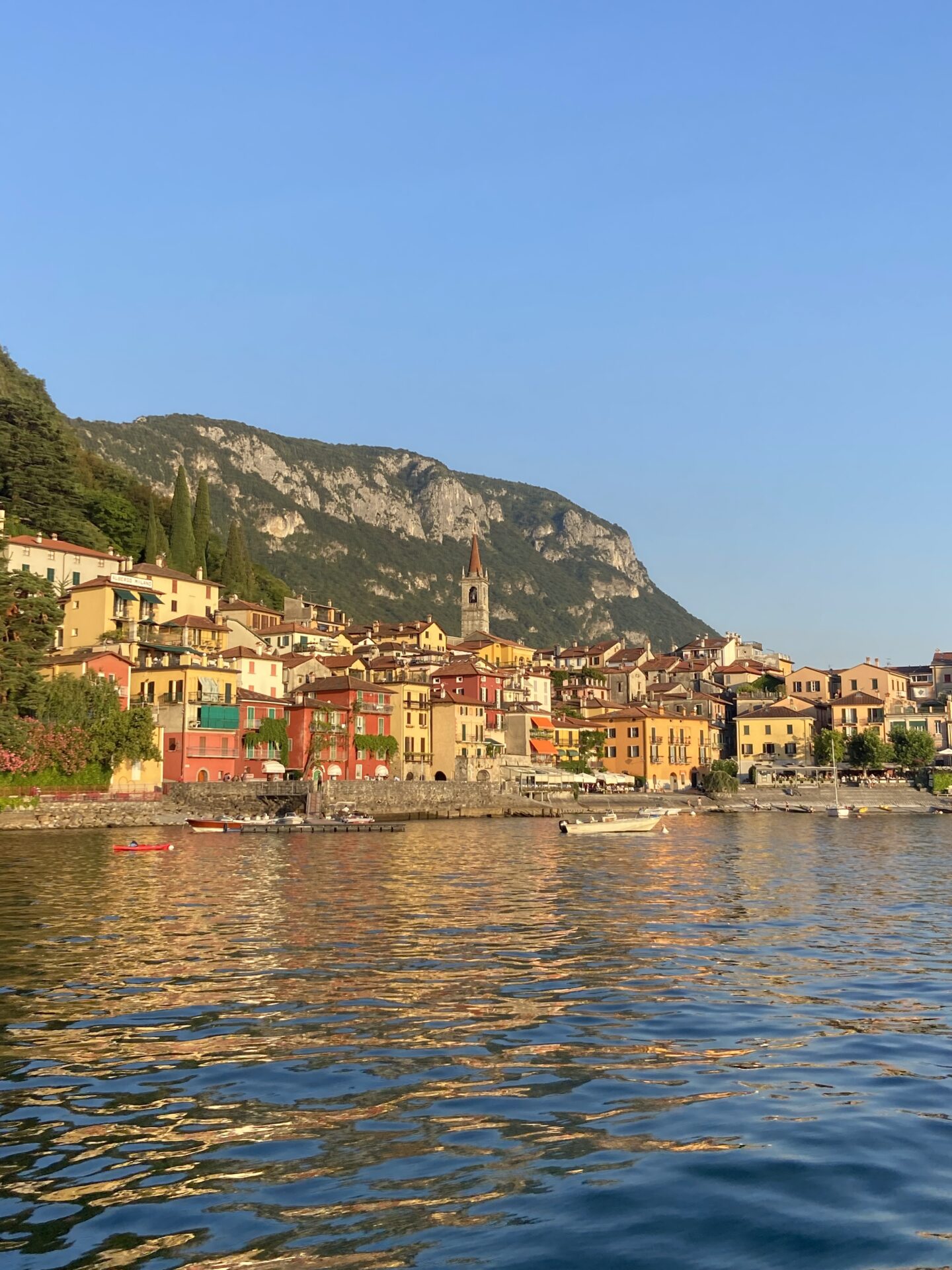 Views of Lake Como from the ferry